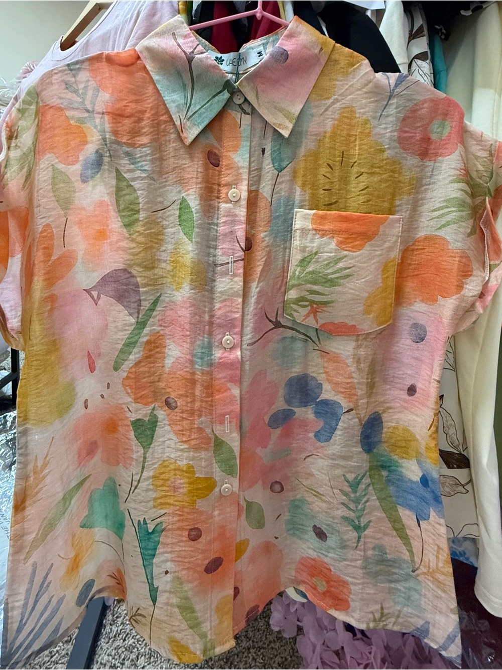 Lightweight Flora Shirt - Multicolor